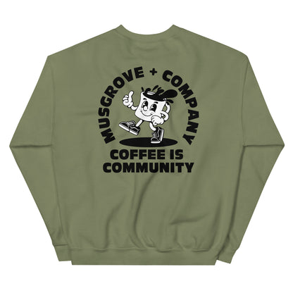 Coffee is Community Unisex Sweatshirt